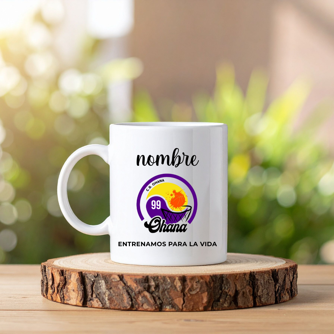 Taza personalizable Basket Name