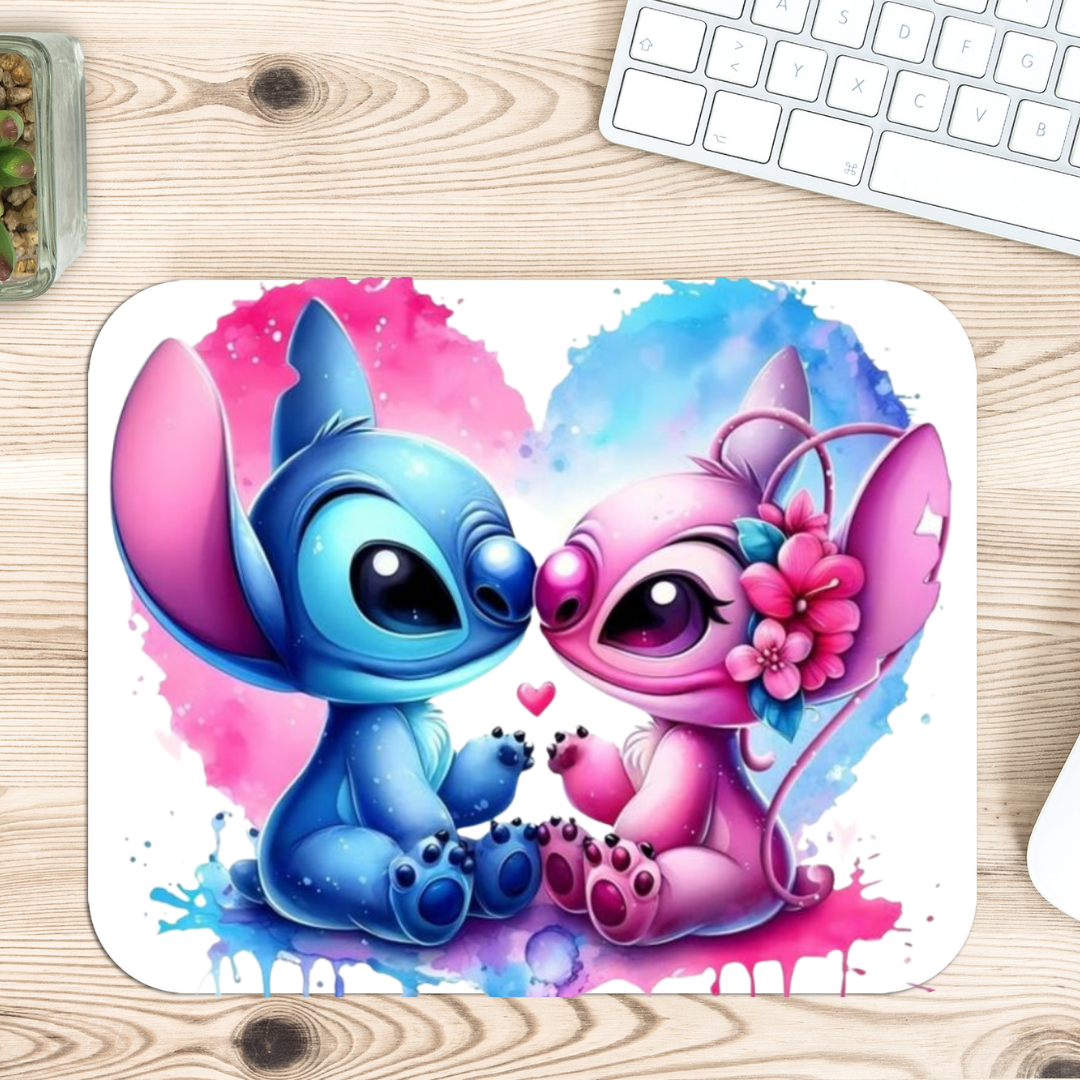 Alfombrilla ratón Stich Heart