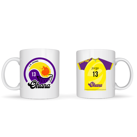 Taza personalizable equipación